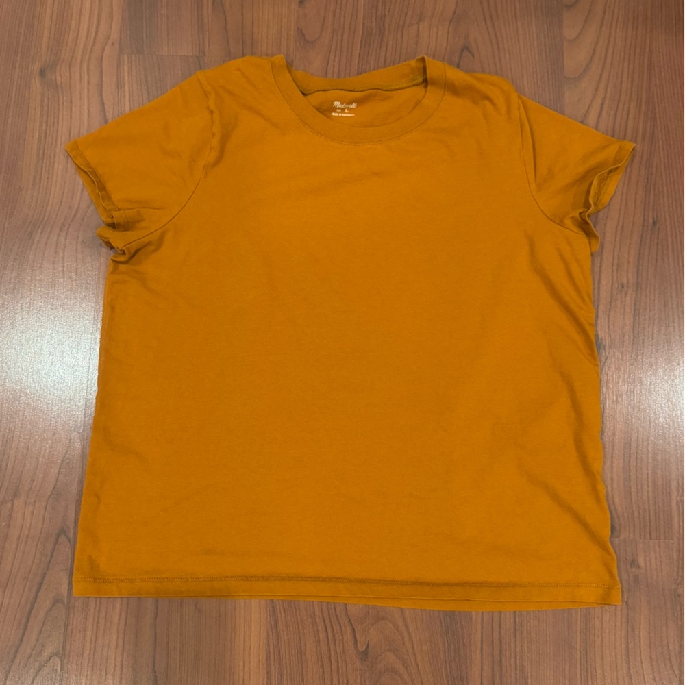 Madewell Golden Brown T-Shirt size L